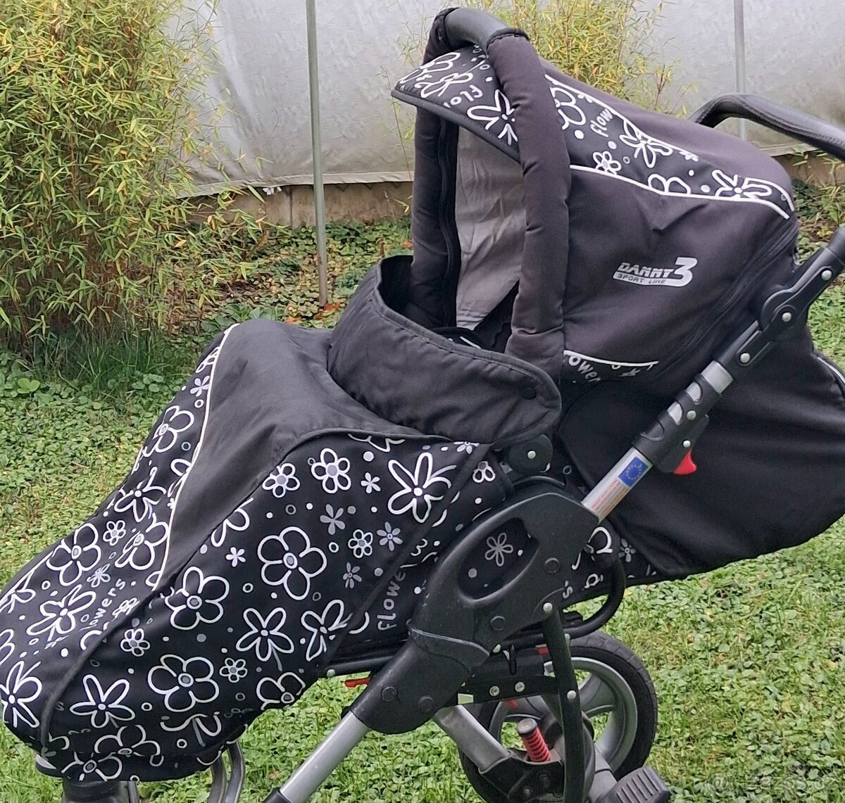 Na DORJAN kočárek (podvozek) JEN sportovní sedačka. - 5