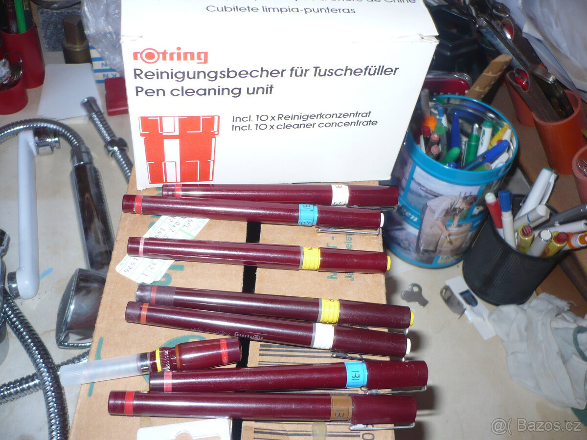 PRODÁM PERA A ŠABLONY ROTRING - 5