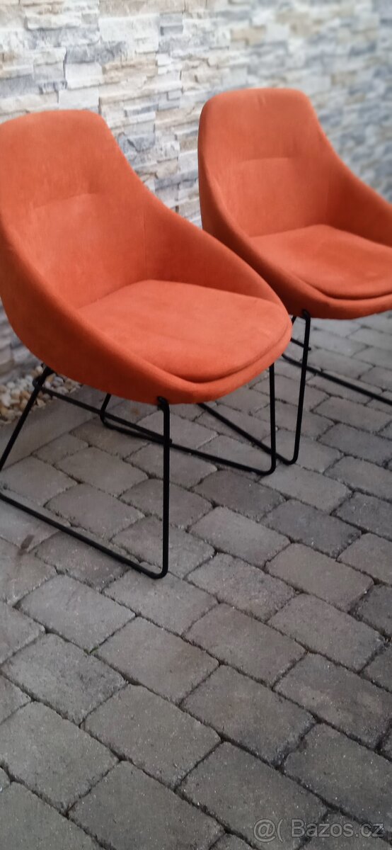 Jídelní křesílka -židle 2ks - 5