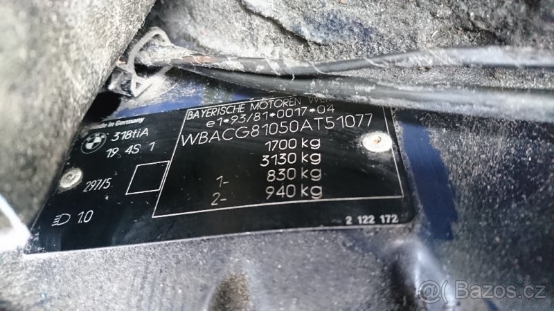 BMW E36 318ti compact- pouze 130tis km - 5