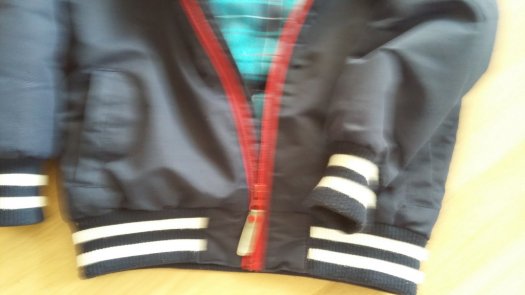 ZIMNÍ ČI PŘECHODOVÁ BUNDA vel. 128; chlapecká. - 5