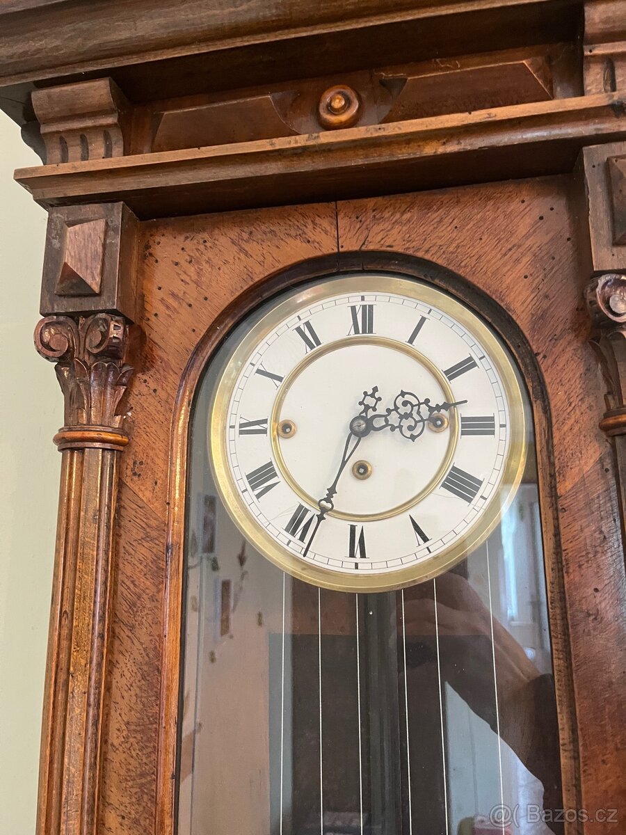 Visací hodiny značky Remember 1880r. - 5