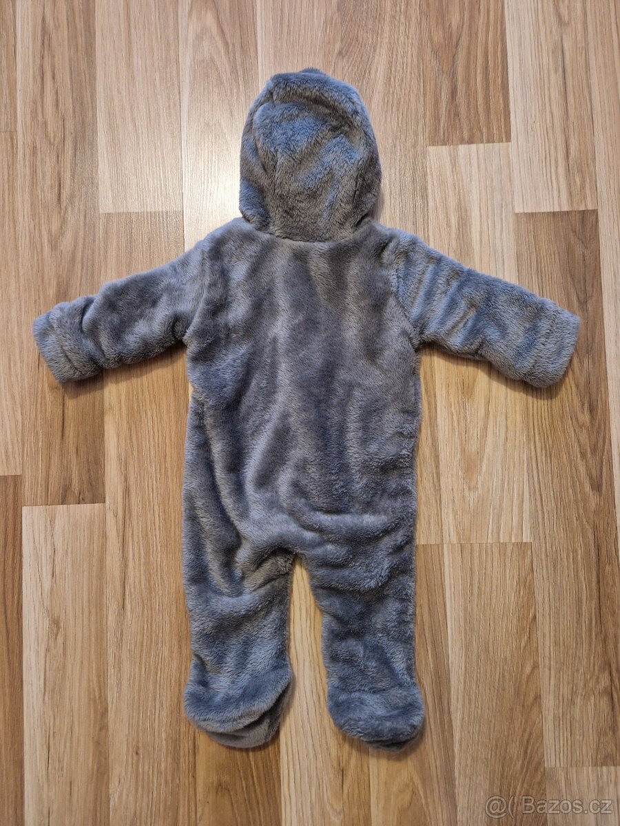 Zateplený overal s oušky F&F, vel. 68 (3-6 měs.) - 5