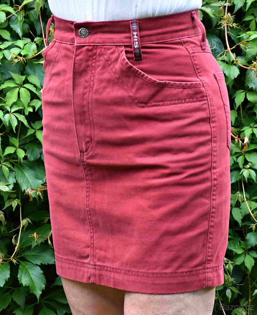 Džínová sukně H.I.S. a bílá Quickstep - 5