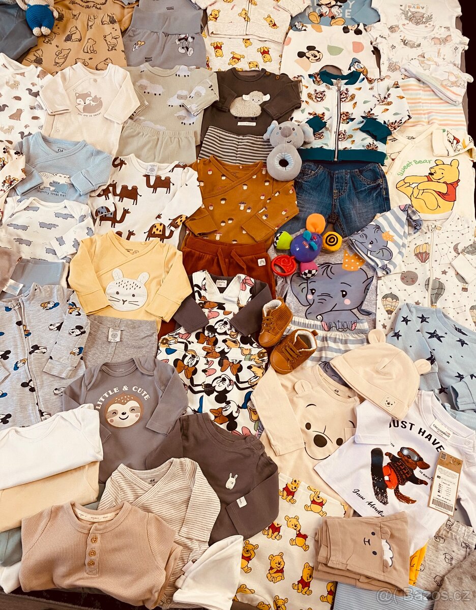 Balík oblečení na miminko 0-6 m neutrál Rezervace - 5