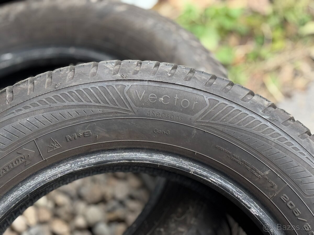 205/60/16 - Goodyear celoroční pár pneu - 5
