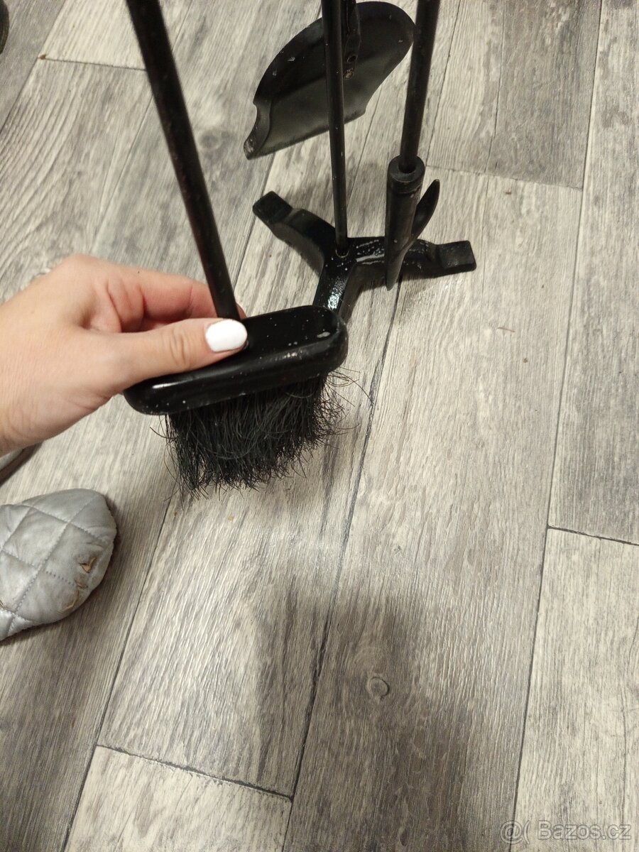 Rustikální sada krbového nářadí - 5