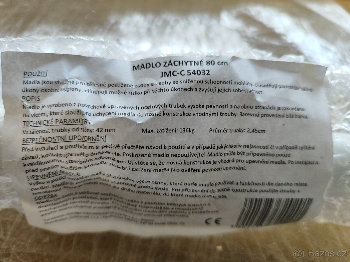 Nová záchytná kovová madla 5ks - 5