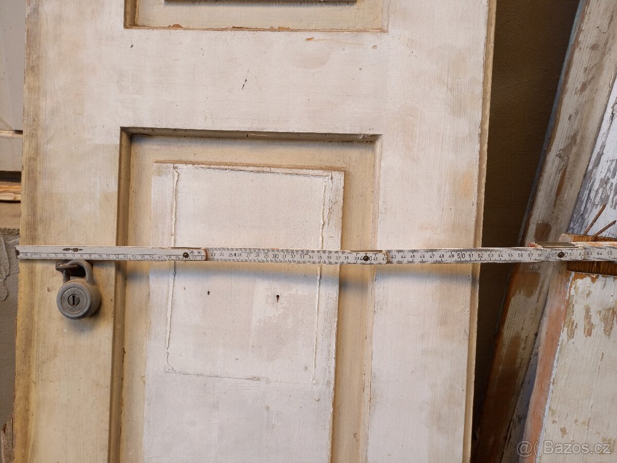 dveře s obálkou, masív, zdravé, světlost cca 111x188 - 5