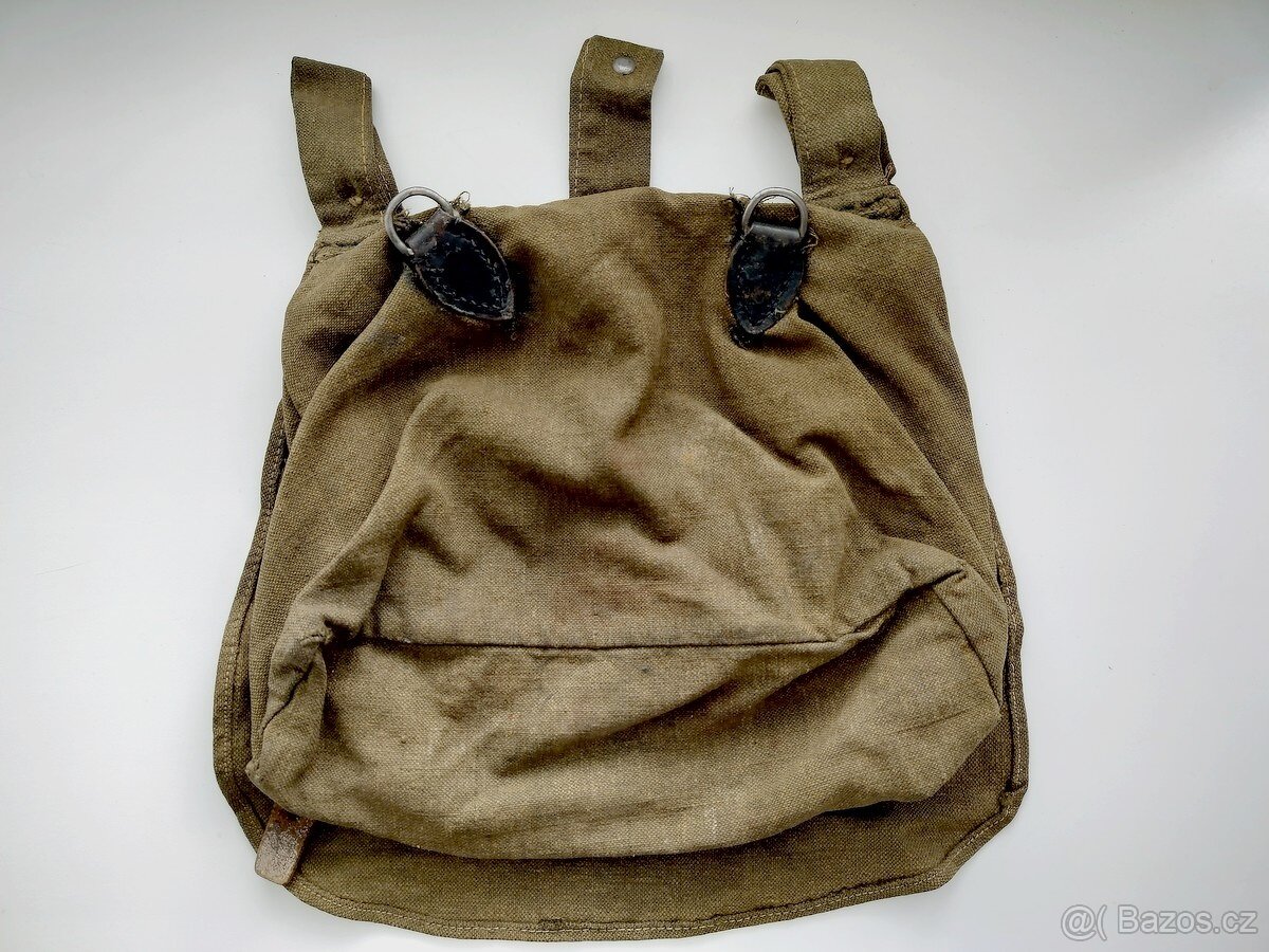 Originál malá polní Wehrmacht Brotbeutel M31 WH batoh - 5