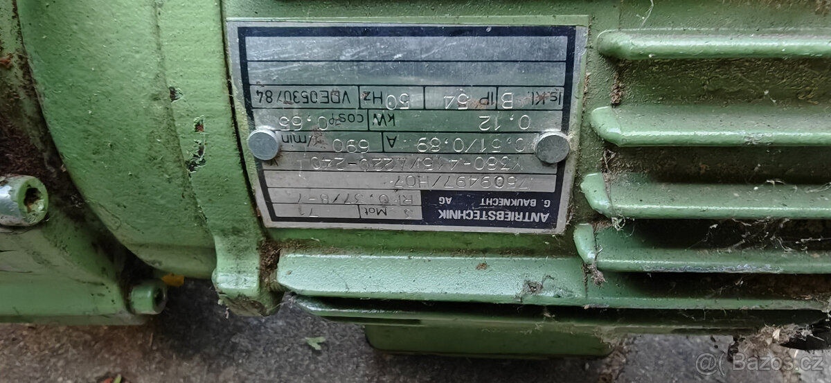 Elekrto motor s převodovko - 5