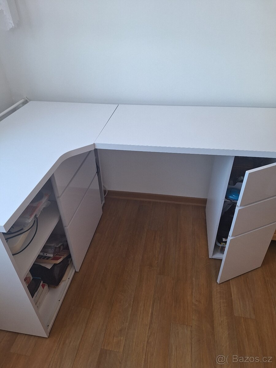 Rohový psací stůl - 5