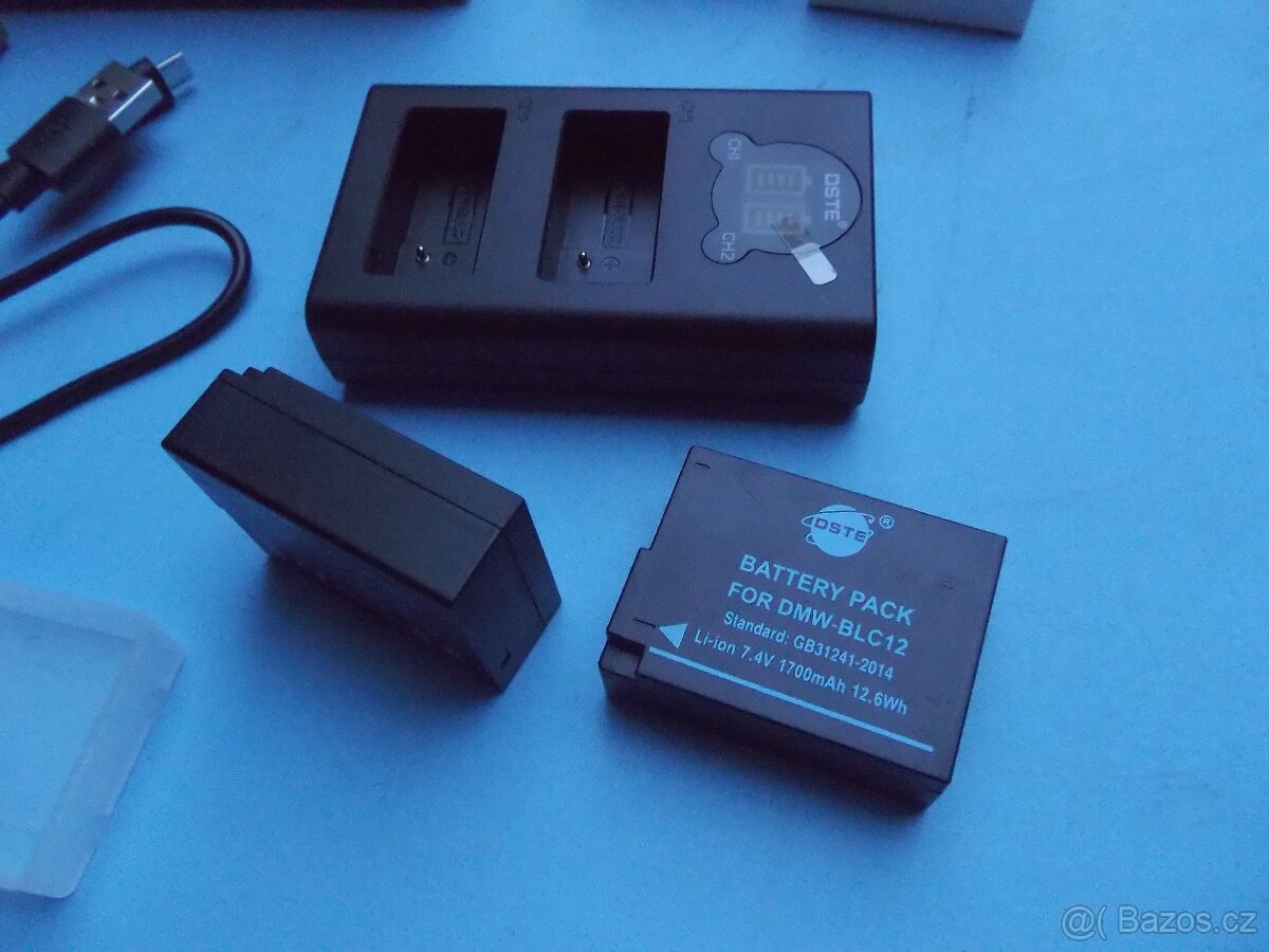 Panasonic, Leica - rychlonabíječka a 2ks baterií 1700mA - 5