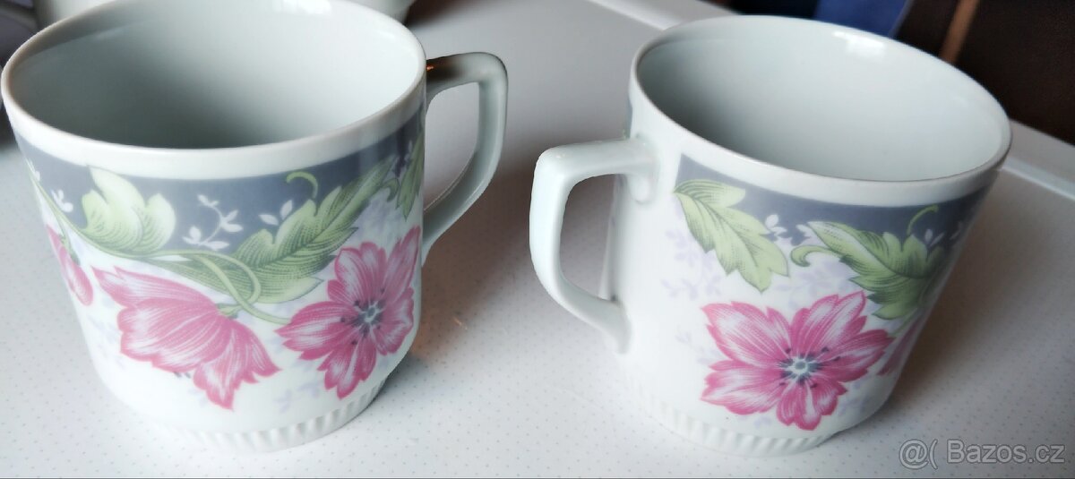 Retro sběratelské hrnky Royal Dux Bohemia Czechoslovakia - 5