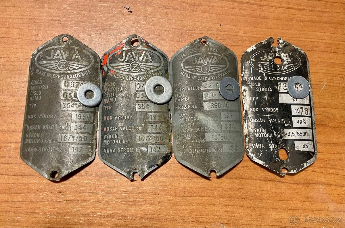 Jawa 21, 353, 354, 559, 360 - 5