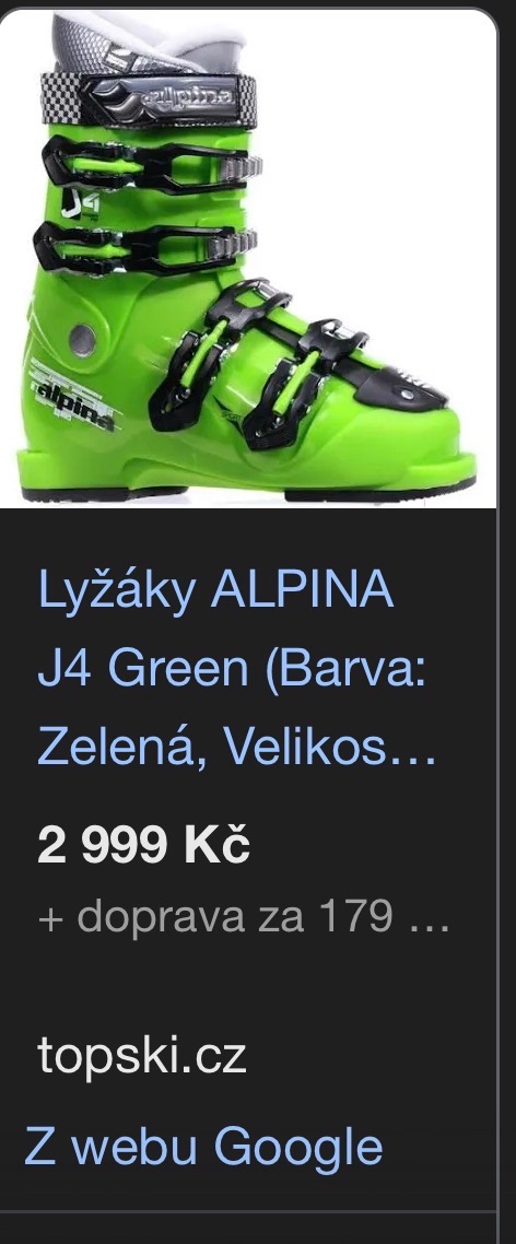 Lyžařské boty Alpina J4 - 5