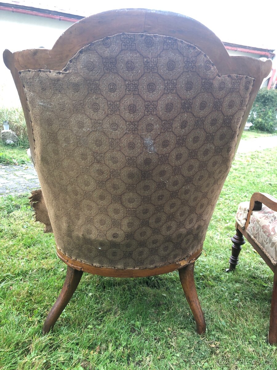 Starožitná sedací souprava (6 ks) - 5