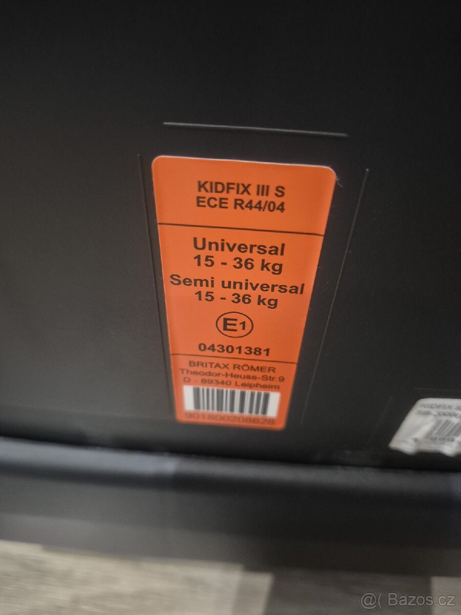 Autosedacka BRITAX RÖMER KIDFIX III S - 5