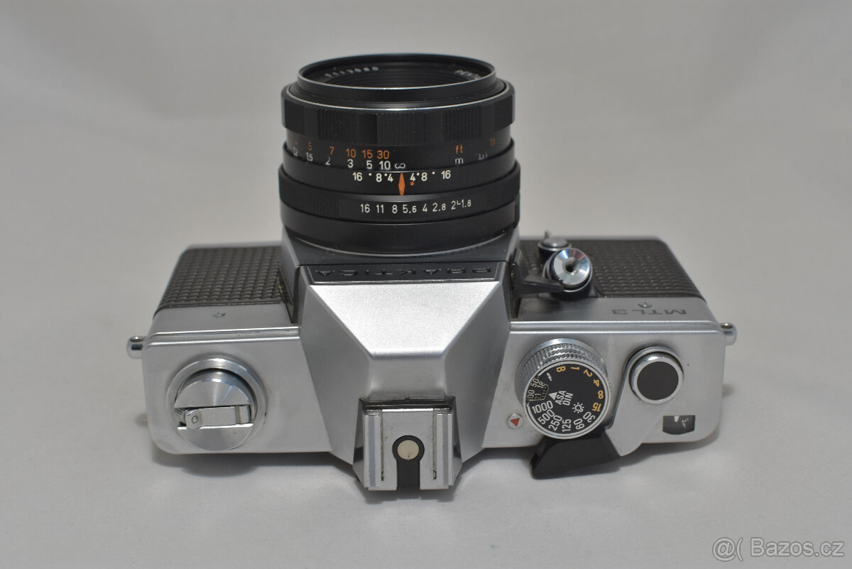 PRAKTICA MTL 3 + PENTACON 50/1,8 + PŘÍSLUŠENSTVÍ. - 5