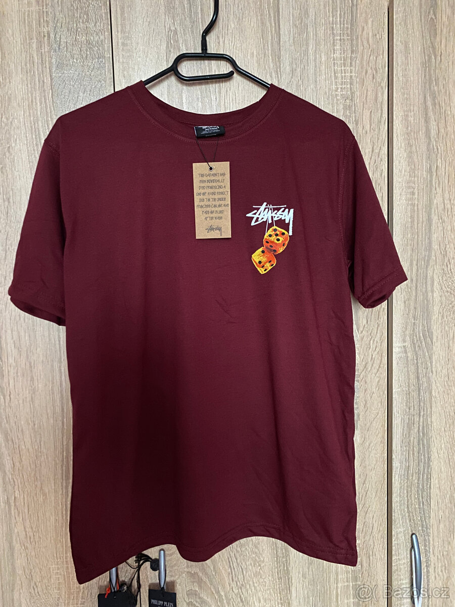 Červené Stussy tričko - M - 5