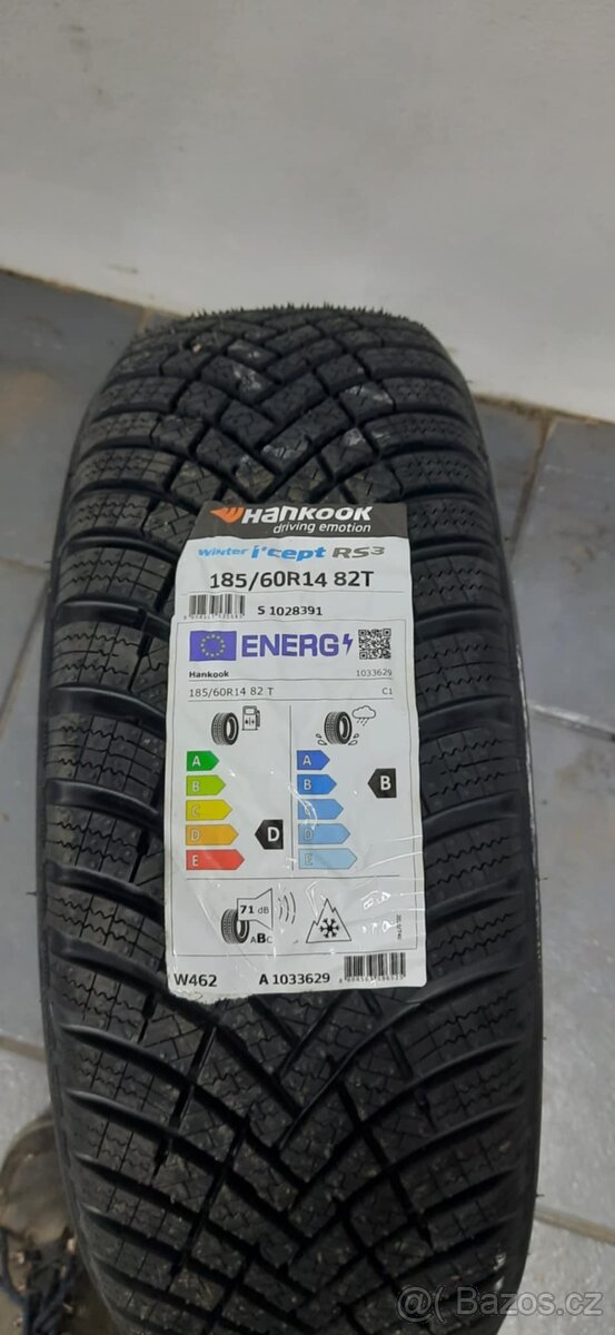 NOVÉ Prémiové Zimní Pneu HANKOOK 185/60 R14 - 5