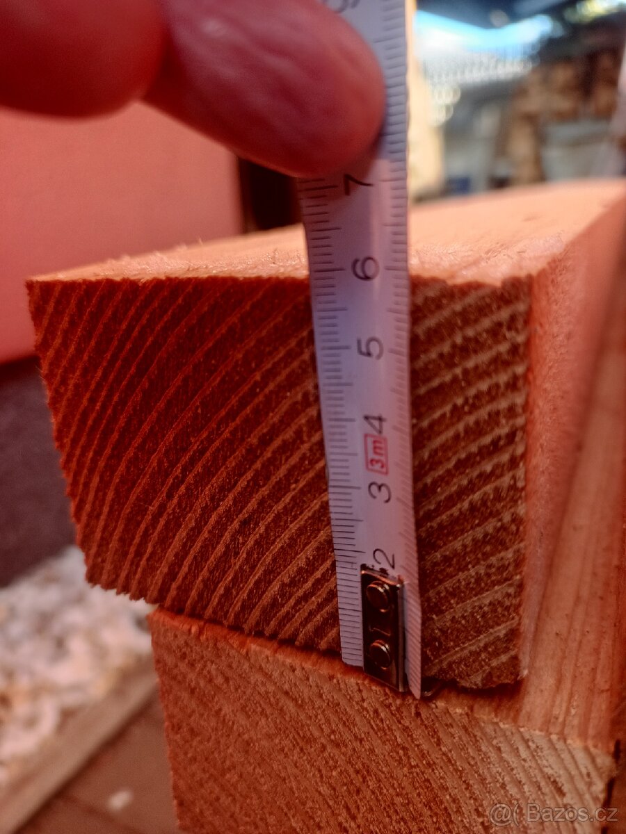 Prodám dřevěné trámky 8 x 6 x 110 cm SLEVA - 5