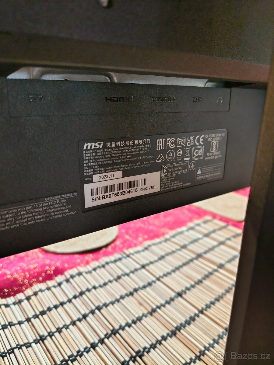 Prodám 23.6" MSI G24C4 E2 - 5