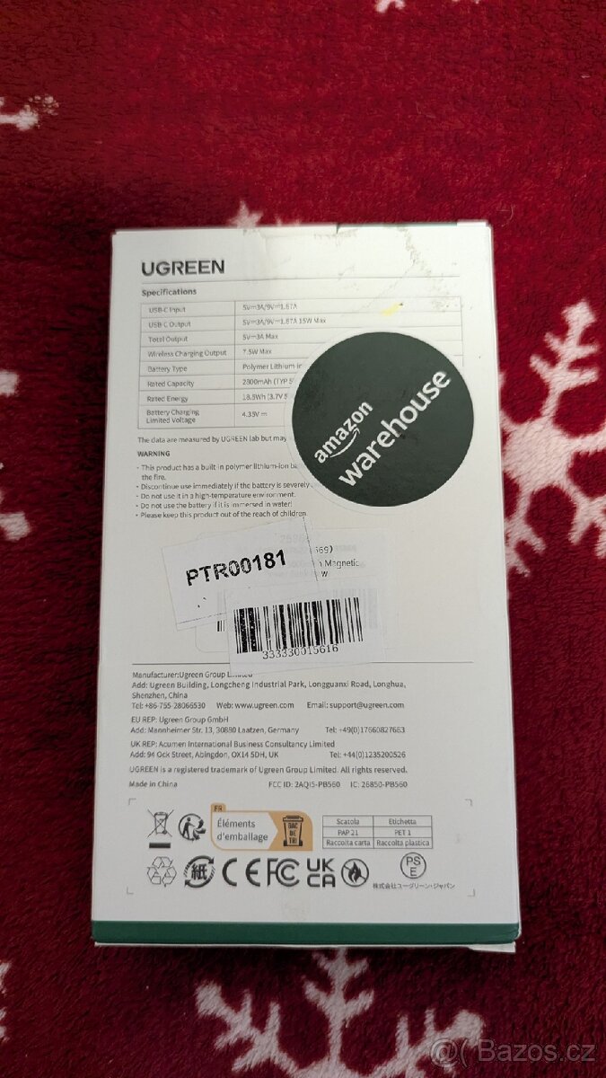 Powerbank Ugreen 5000mAh MagSafe, usb-c - 5