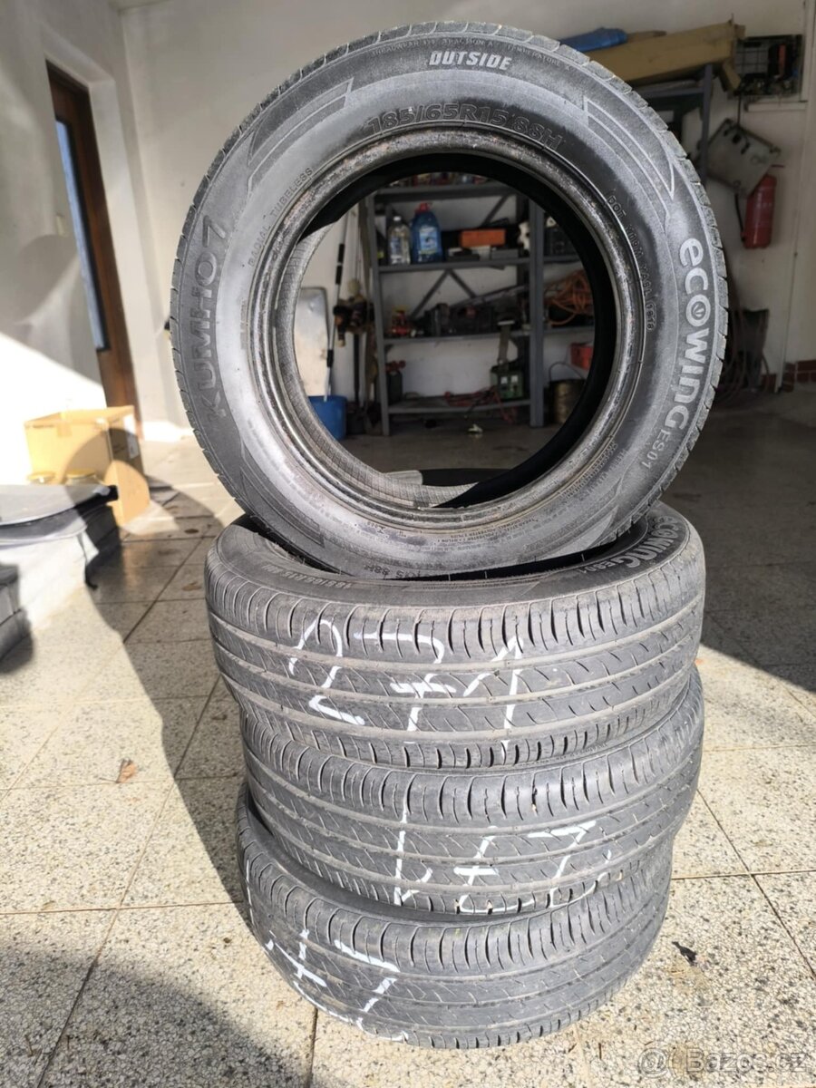 Kumho EcoWing 185/65 R15 88H, 6 mm + - 5