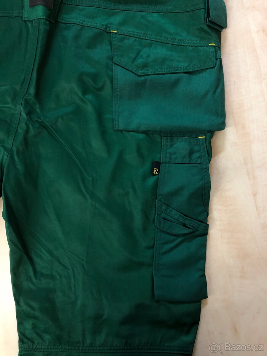 Pracovní laclové řemeslnické kalhoty Snickers velikost 64 - 5