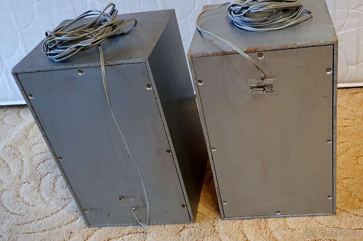 Reproduktory Supraphon RK-09 4 ohmi, 2x reproduktor Tesla - 5