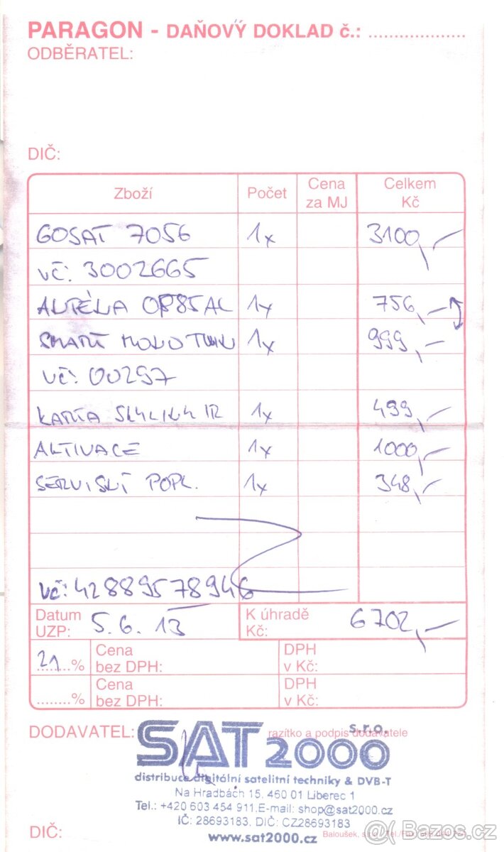 Prodám satelitní komplet pro příjem TV signálu. - 5