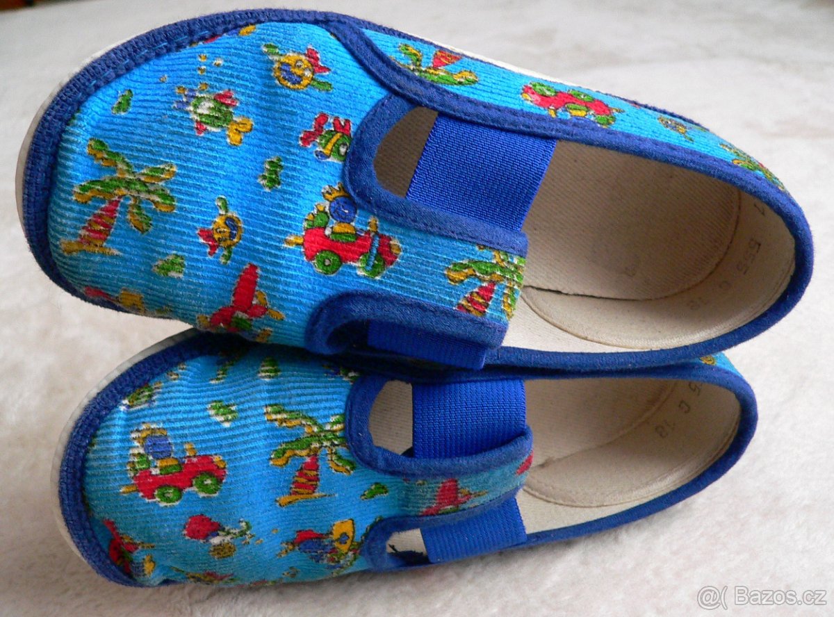 Dětské bačkorky a páskové boty chlapecké - 5