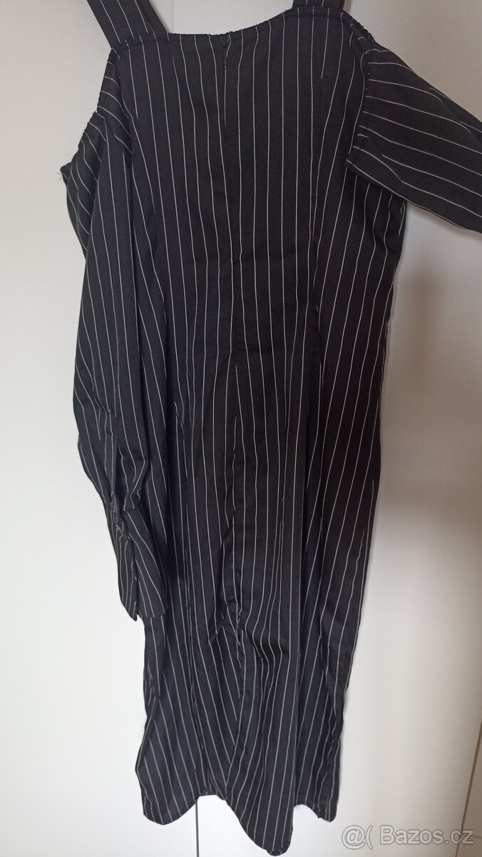 Elegantní šaty proužkované, vel. 34 - 5