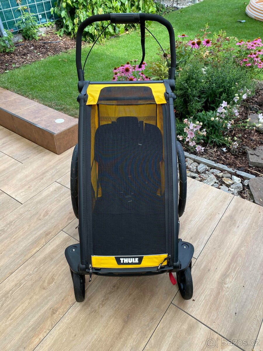 Dětský vozík THULE Chariot Sport1 SpeYellow + Jog Kit 1 - 5