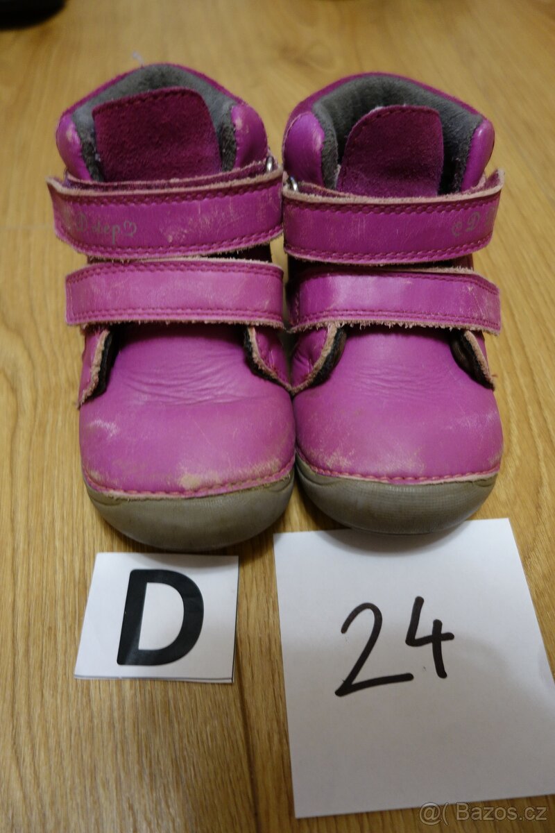 Dětské boty, kožené, vel. 24 - 5