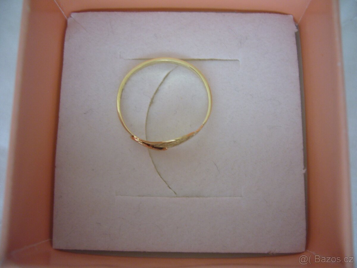 Prodám nový zlatý prstýnek - 5
