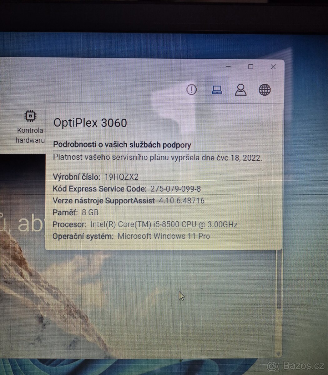 Počítač Dell i5-8500 / 8GB RAM / 256GB SSD / Win 11 Pro - 5