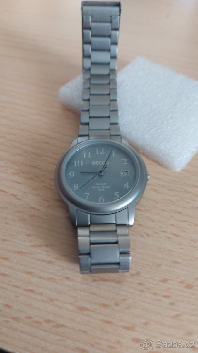 SECCO Quartz Watch TITANIUM Water Resistant 30M - 5