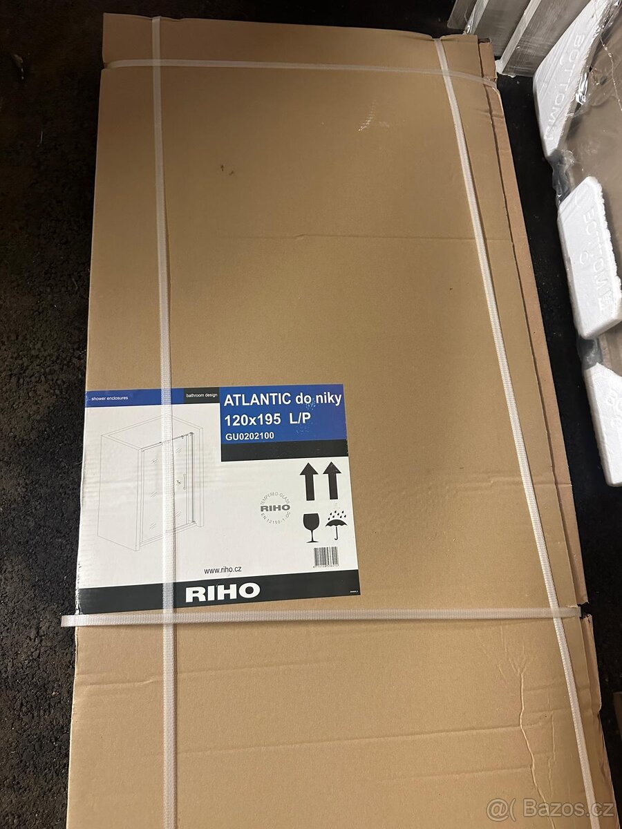 Sprchová vanička z litého mramoru 120x80x4 cm - 5