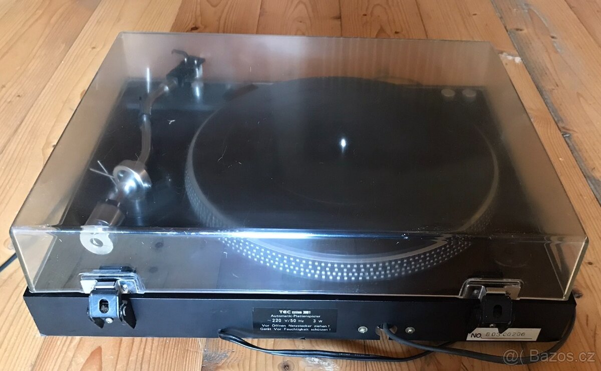 JAPONSKÝ VINTAGE GRAMOFON TOSHIBA/ TEC 3001 ,POLOAUTOMAT VE - 5
