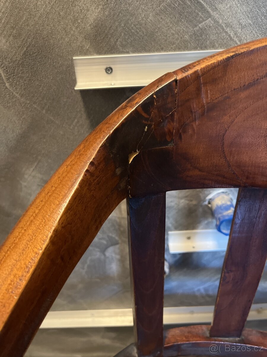 Krásné holandské starožitné křeslo - 5