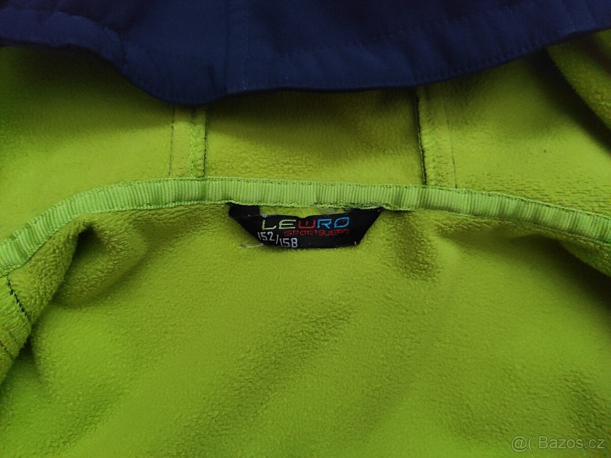 Zateplená softshellová bunda 152/158 - 5