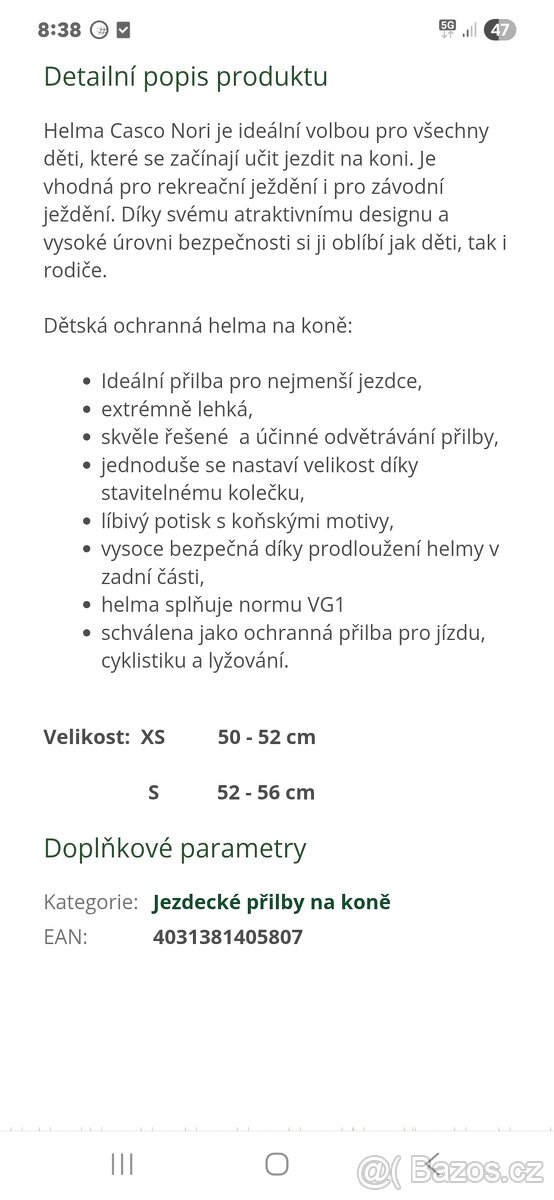 DĚTSKÁ JEZDECKÁ PŘILBA - 5