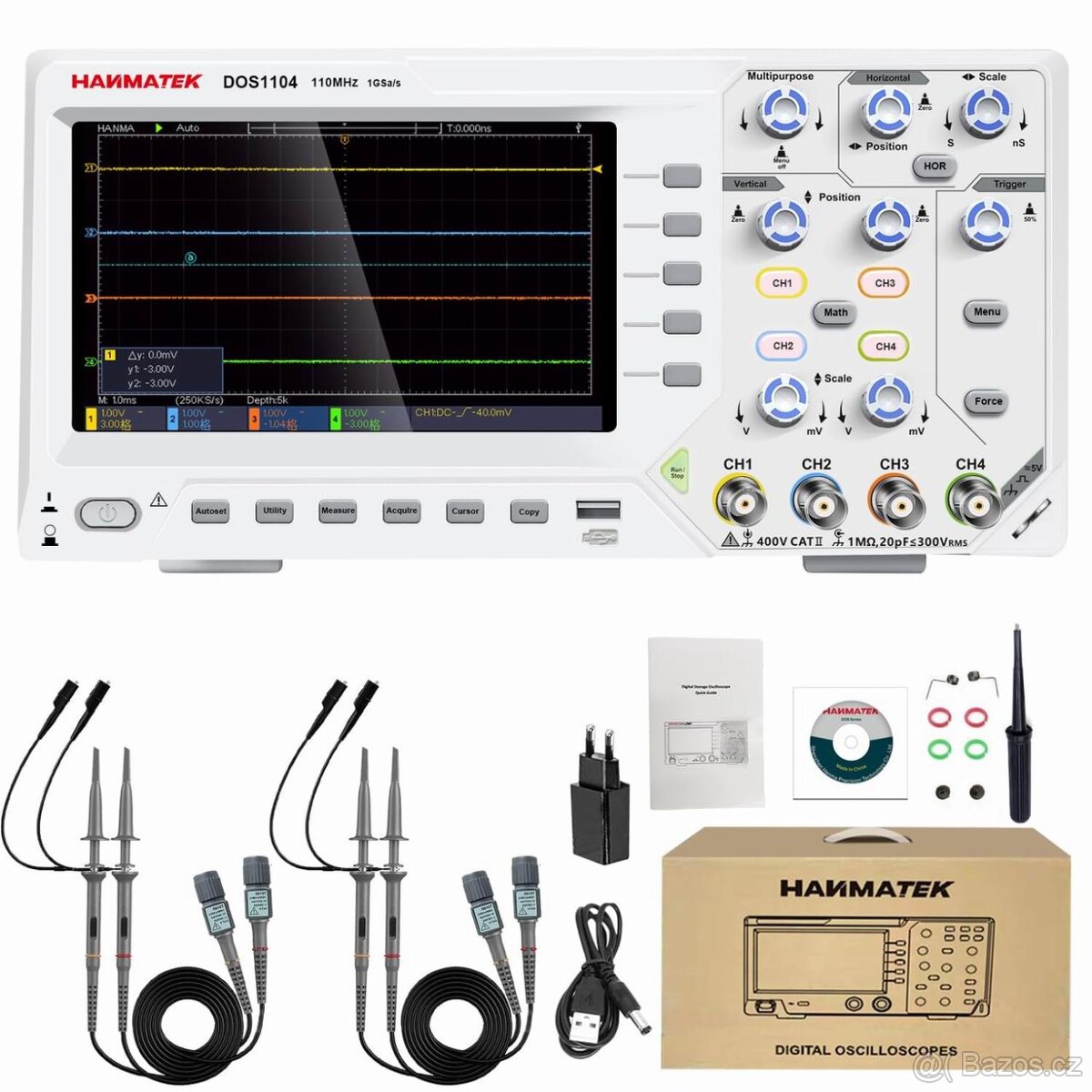 digitální osciloskop Hanmatek DOS1104 - 5