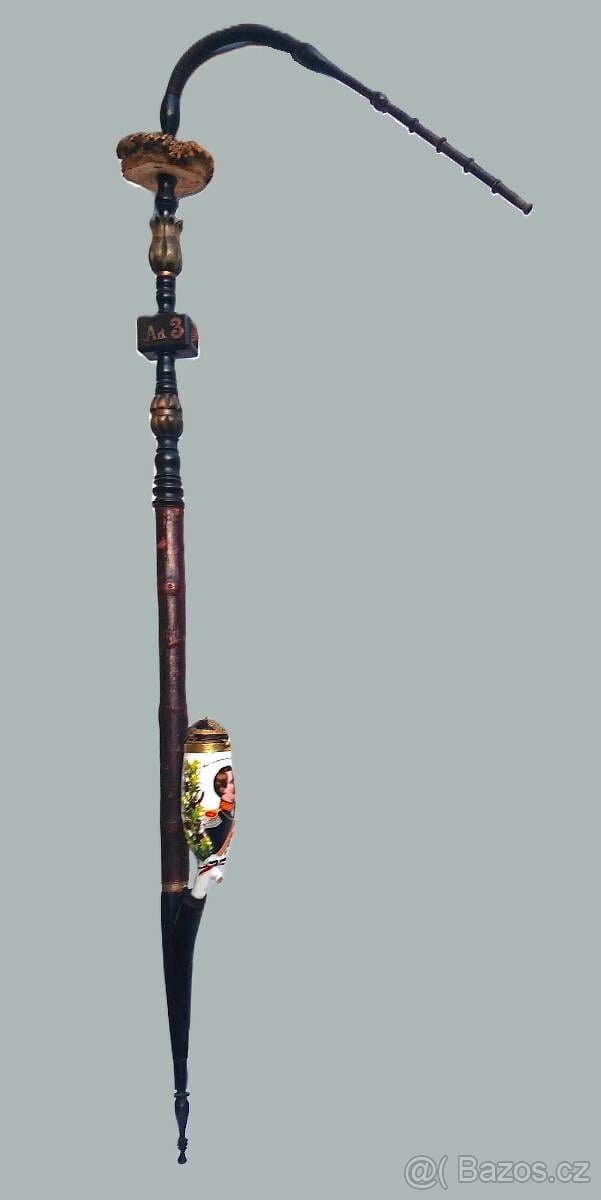 Top Sběratelská porcelánová vojenská fajfka - ruční malba - 5