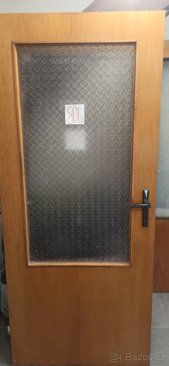 Prodám různé interiérové dveře 80 2x L, 80 1x P - 5