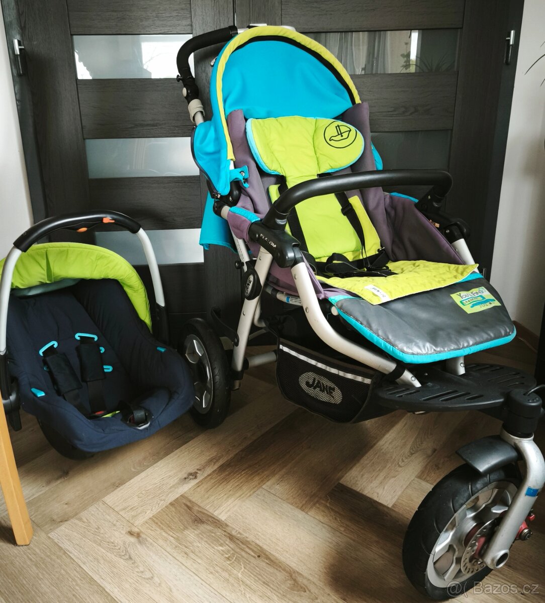 Terénní Jane slalom pro 3kmb, zachovalá, ručka funguje - 5