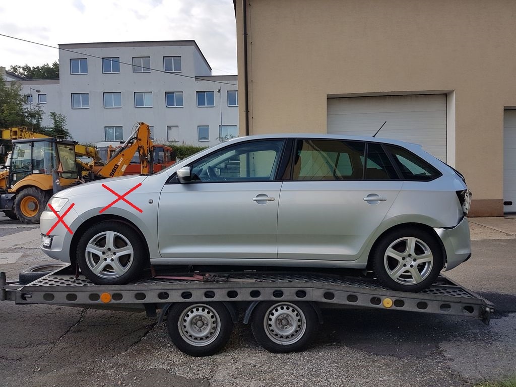 Škoda Rapid Spaceback stříbrný, 1,2 TSi 77 kW - ND z vozu - 5