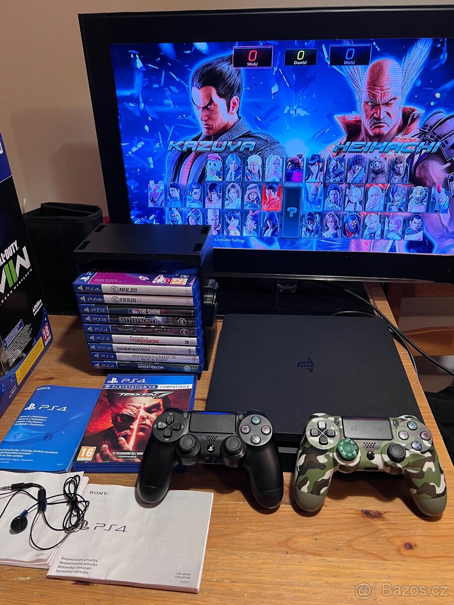PlayStation 4 + 10 her a dva ovladače TOP stav - 5